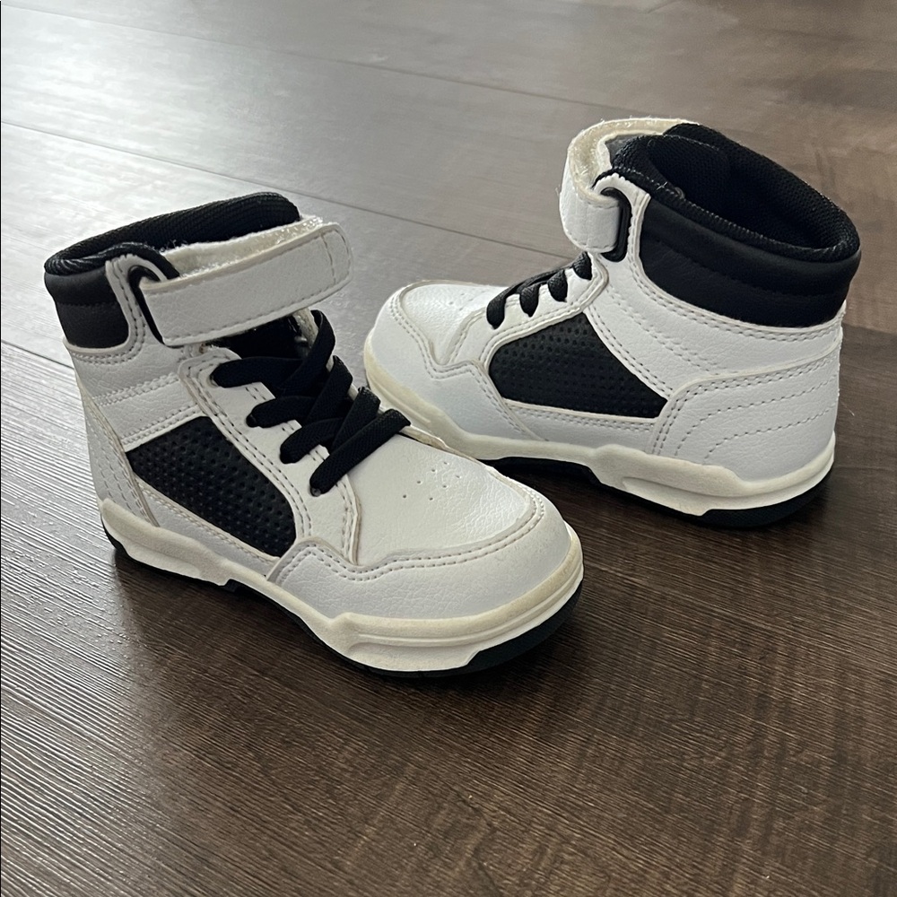 The Children's Place Black and White Kids Sneakers